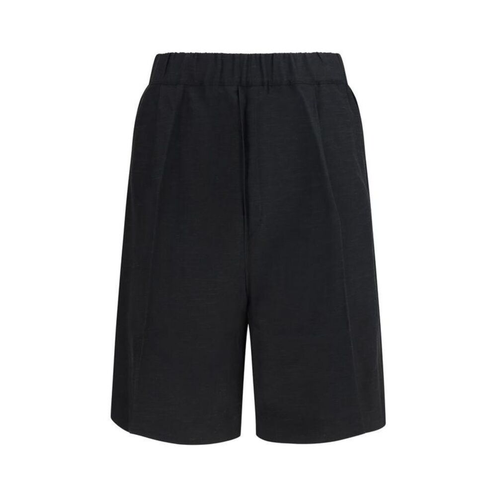 Laneus Viscose Bermuda Shorts Men Black